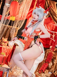 Abao is also a bunny girl NO.084, celebrating the Chinese New Year with the Dragon Sister(44)
